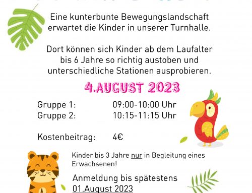Kinderturntag in den Sommerferien